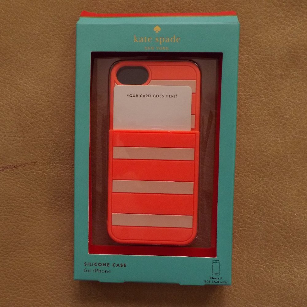 NEW Kate Spade Silicone Iphone 5 Cover
